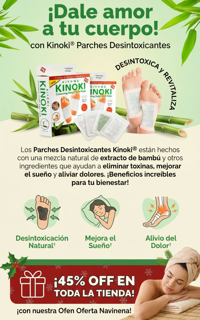 X1 caja de parches kinoki