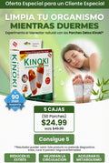 5 Cajas de parches kinoki